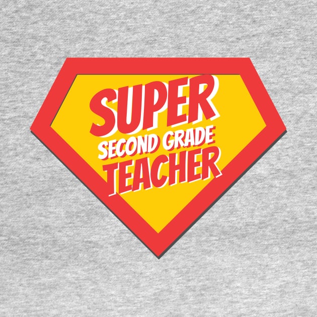 Second Grade Teacher Gifts | Super Second Grade Teacher by BetterManufaktur